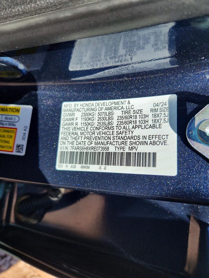 2024 HONDA CR-V SPORT-L photo 37
