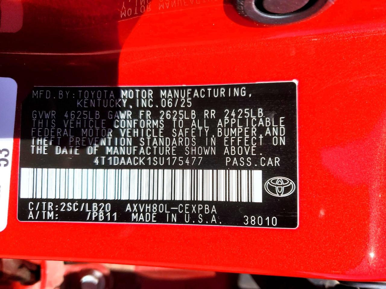 2025 TOYOTA CAMRY XSE photo 13