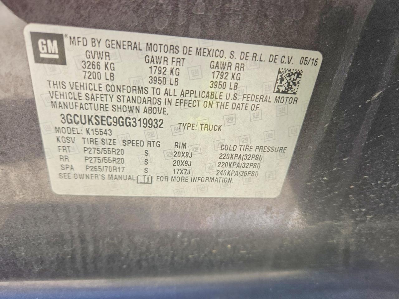 2016 CHEVROLET SILVERADO K1500 LTZ photo 12