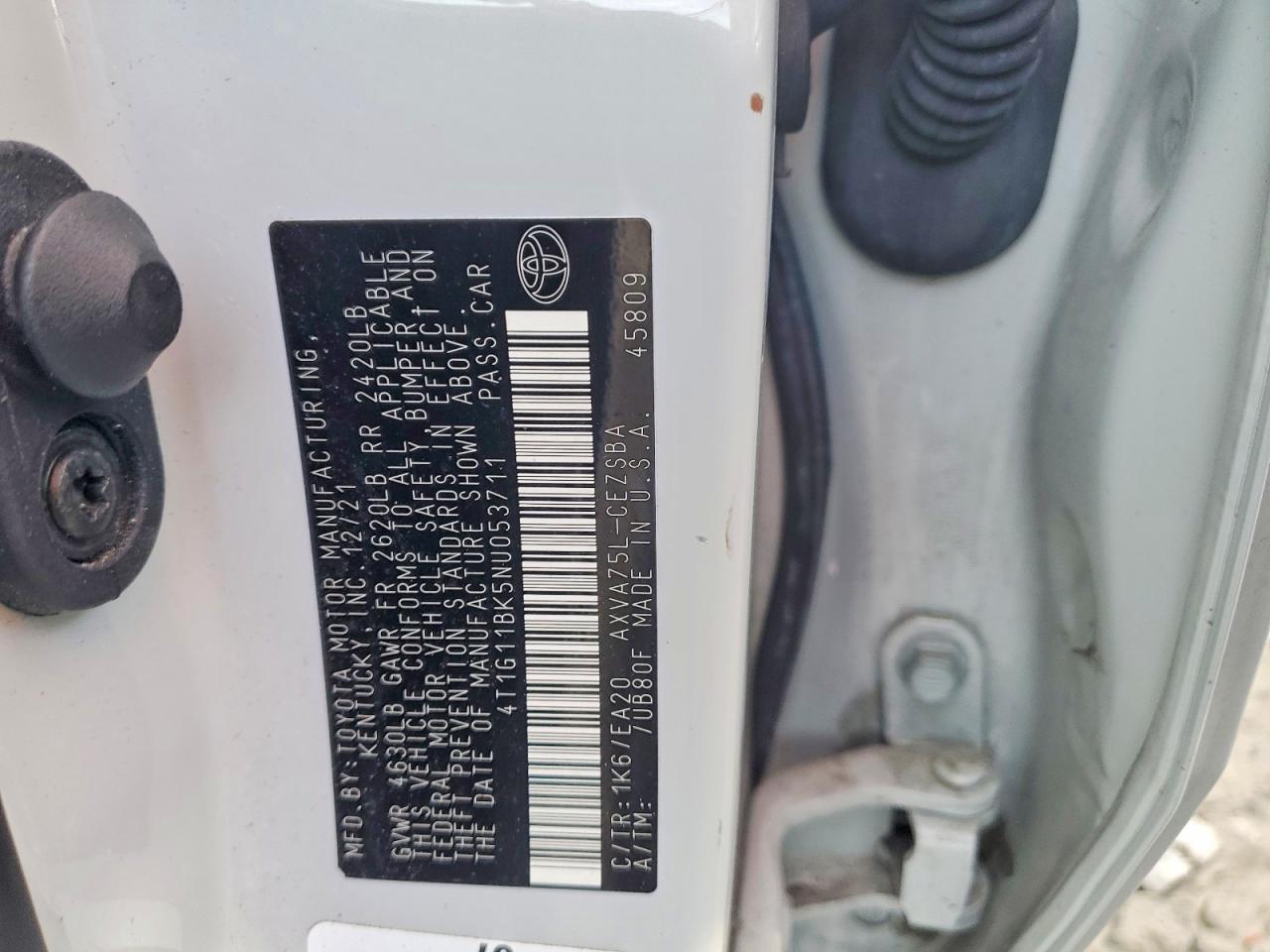 2022 TOYOTA CAMRY SE photo 13