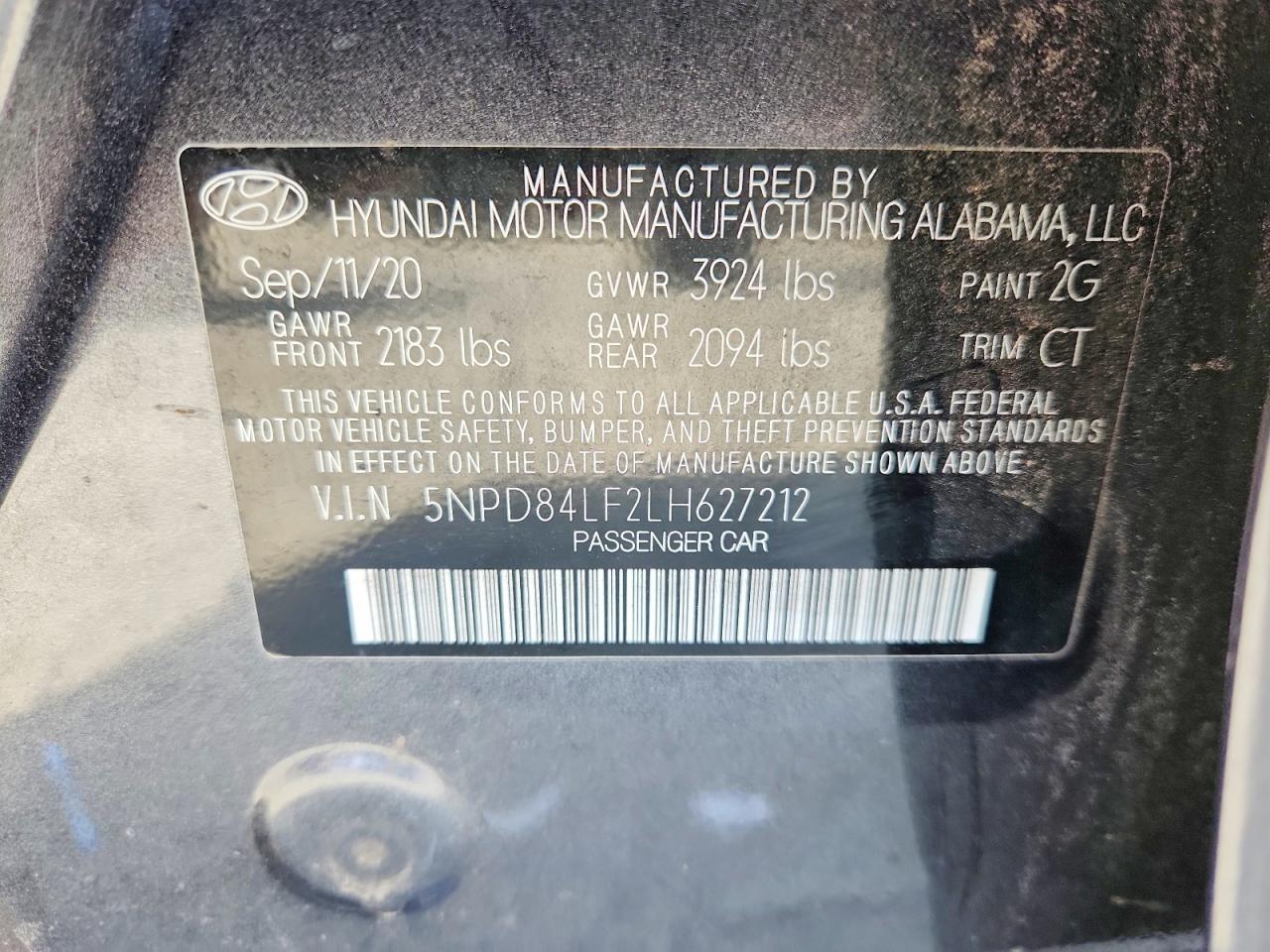 2020 HYUNDAI ELANTRA SEL photo 12