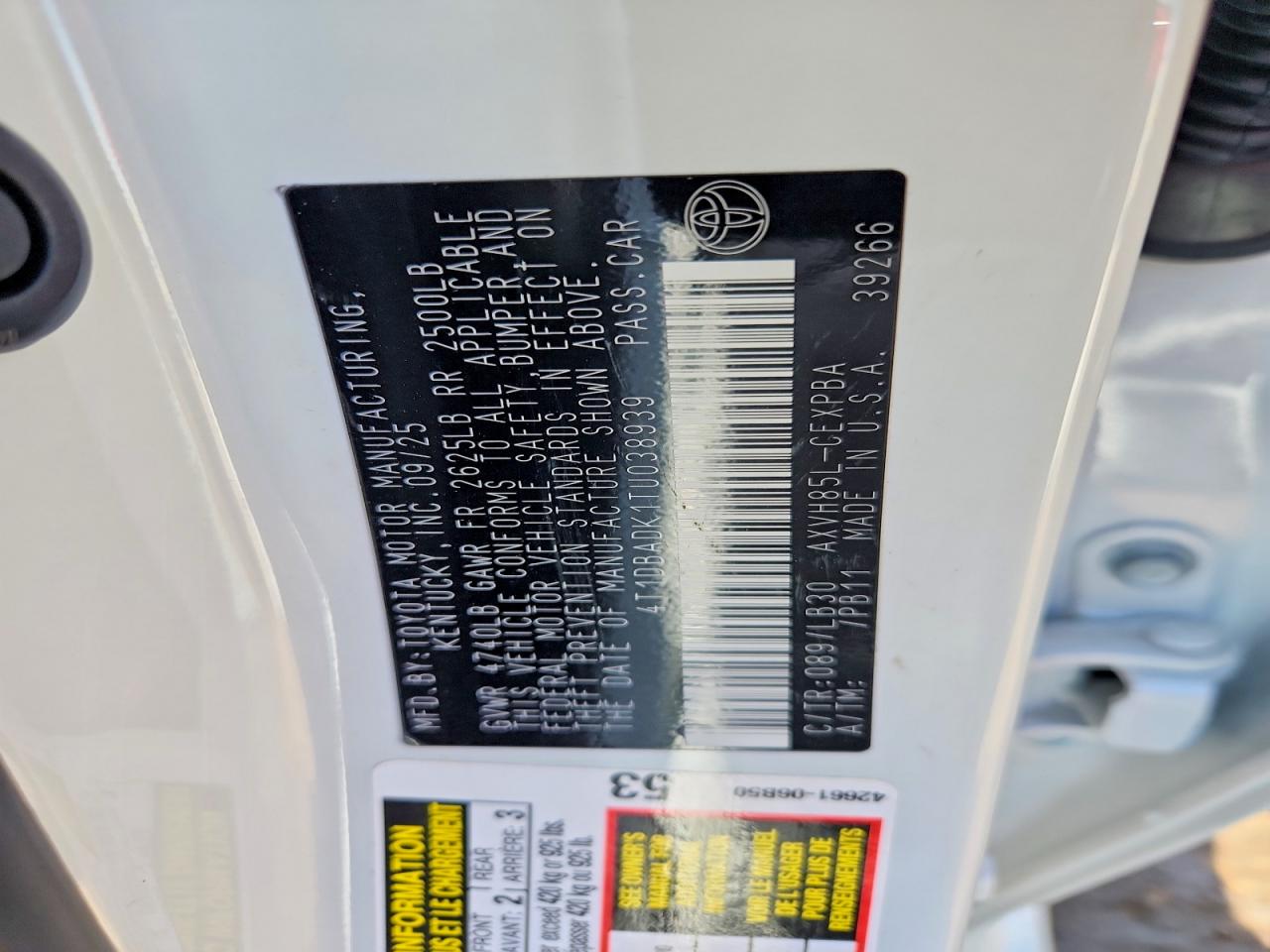 2026 TOYOTA CAMRY XSE photo 13