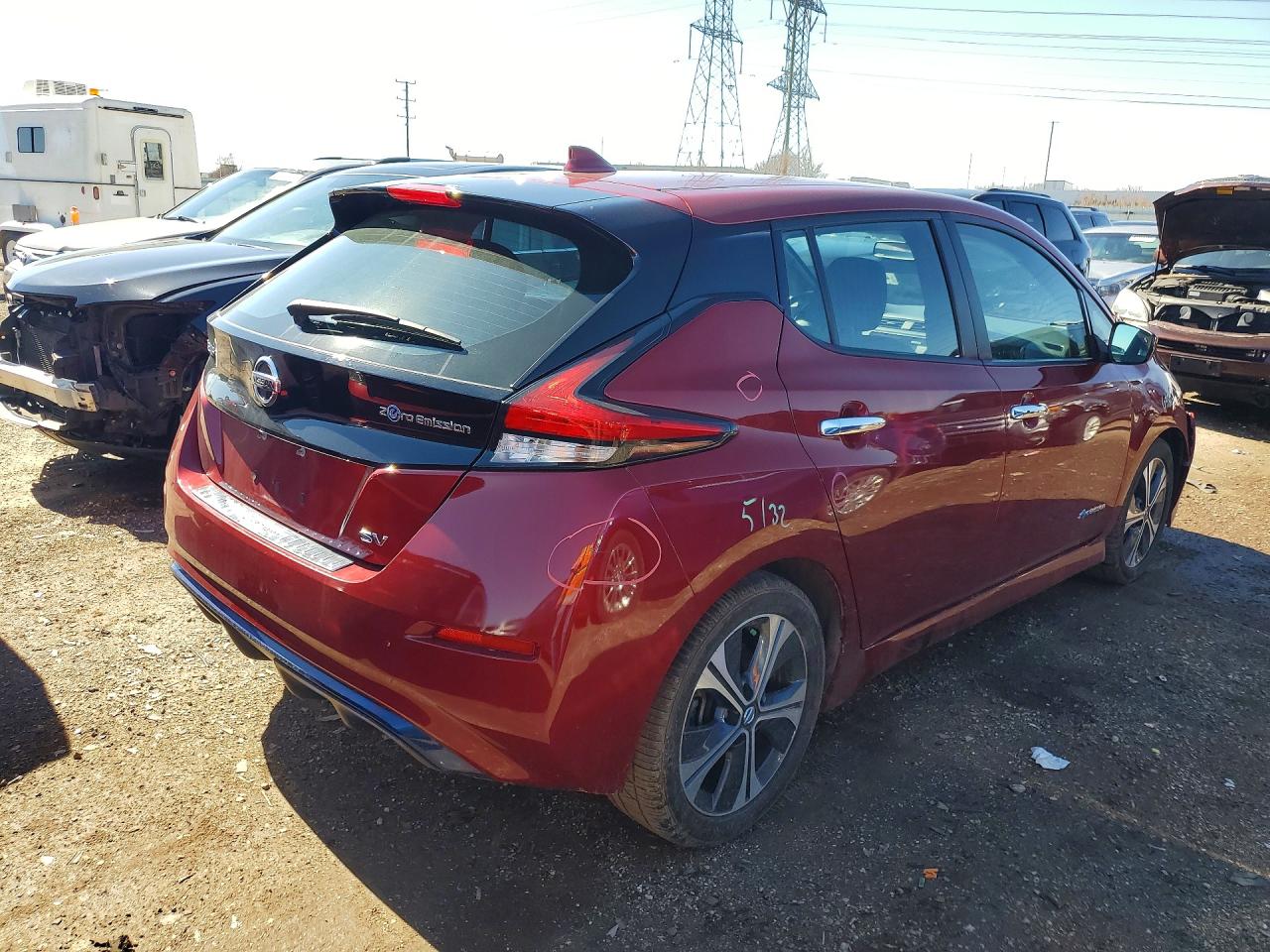 2019 NISSAN LEAF SV photo 3