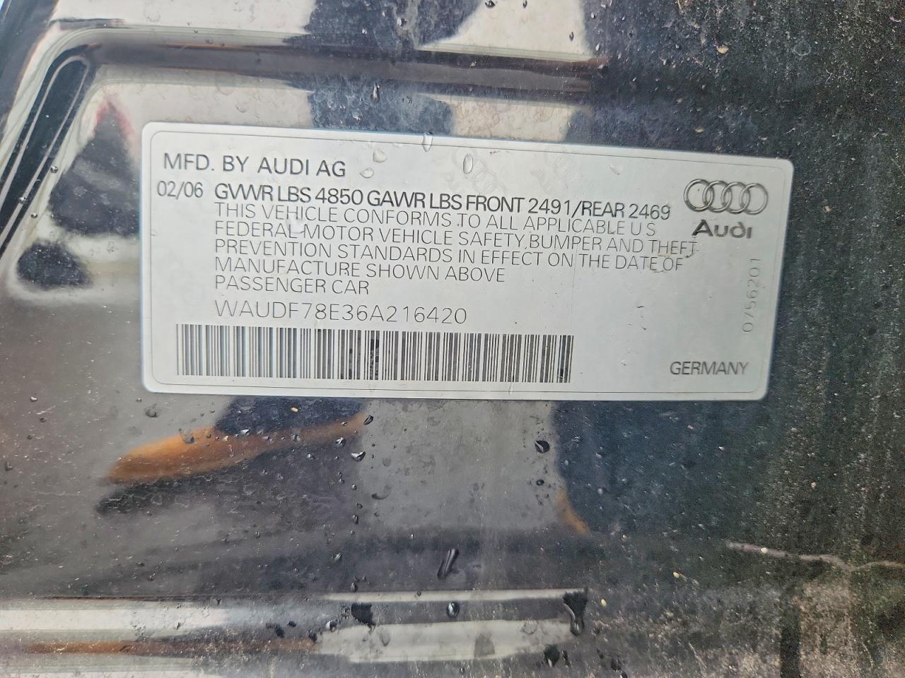 2006 AUDI A4 photo 23