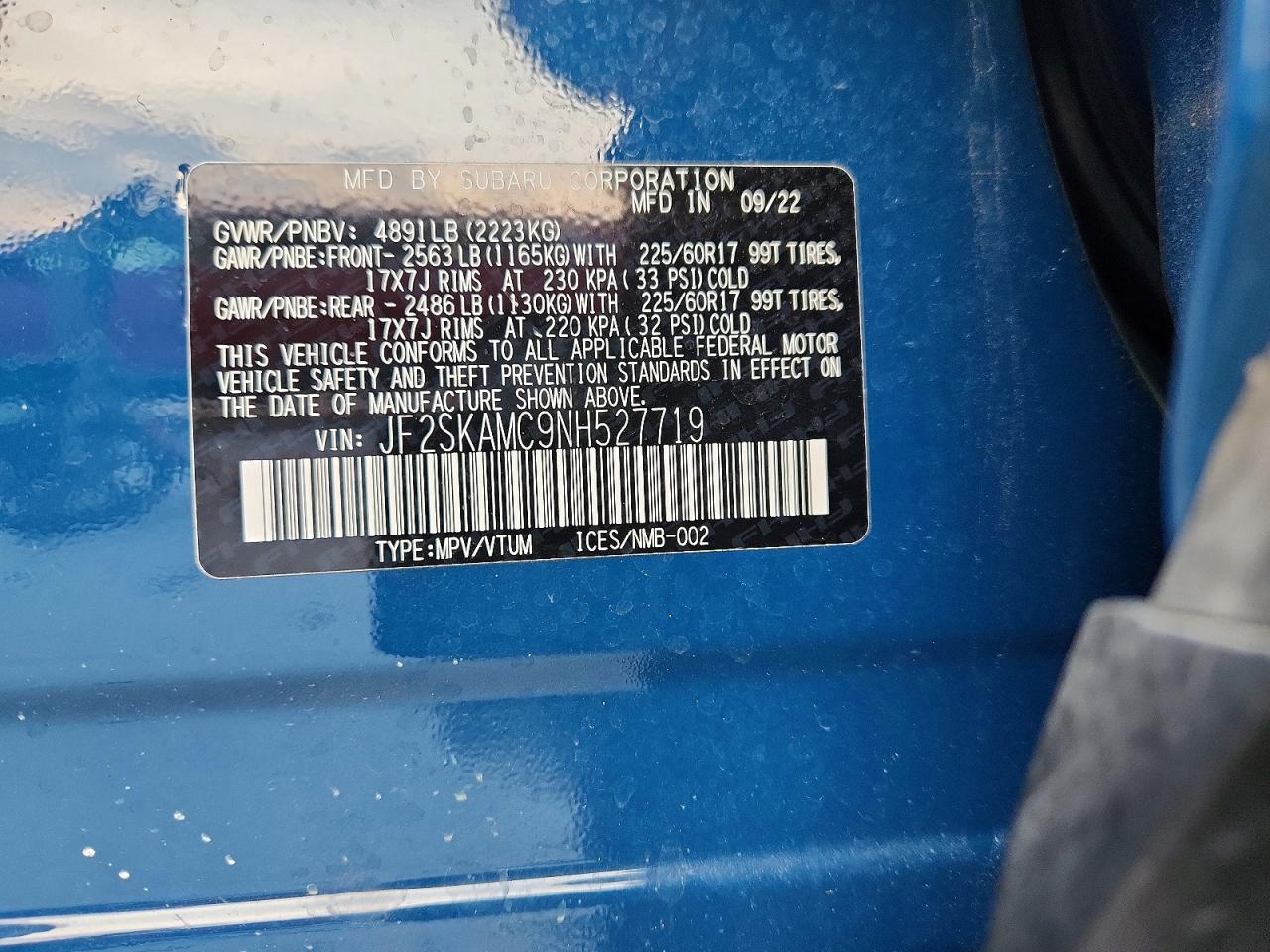 2022 SUBARU FORESTER WILDERNESS photo 37