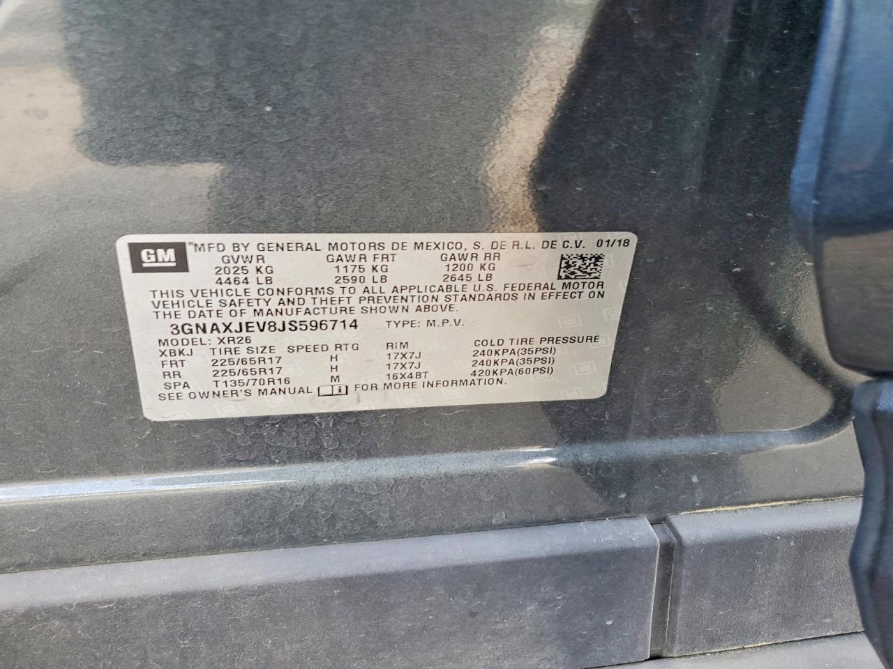 2018 CHEVROLET EQUINOX LT photo 12
