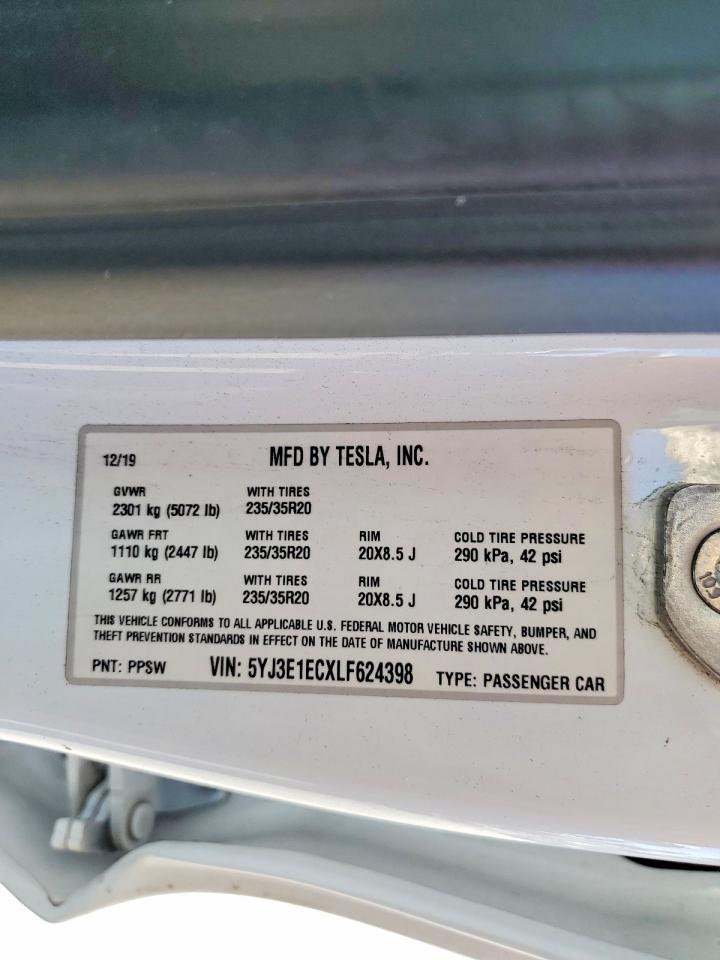 2020 TESLA MODEL 3 photo 23