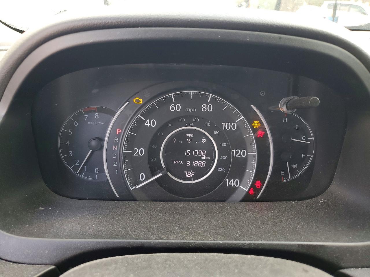 2012 HONDA CR-V EXL photo 17