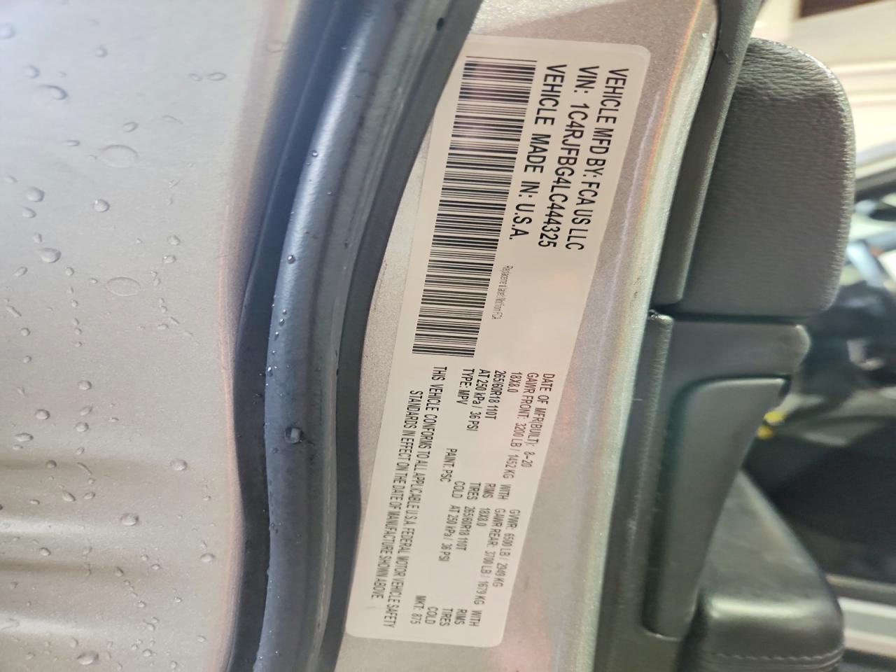 2020 JEEP GRAND CHEROKEE LIMITED photo 25