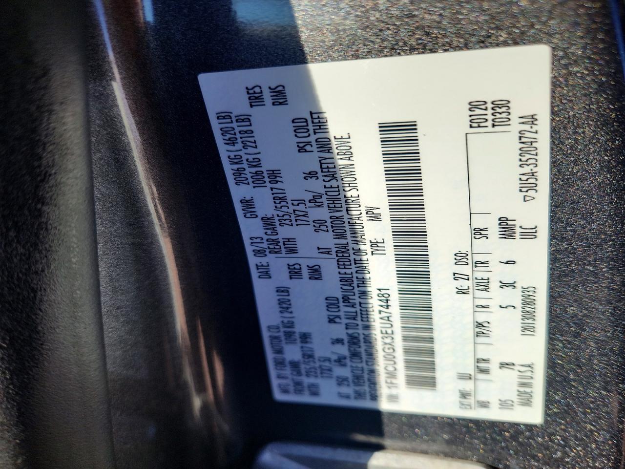 2014 FORD ESCAPE SE photo 13