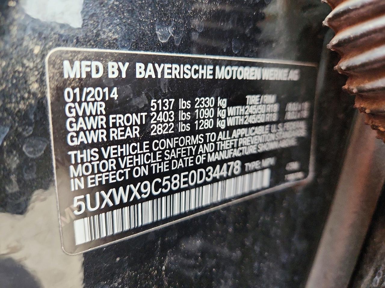 2014 BMW X3 XDRIVE28I photo 14