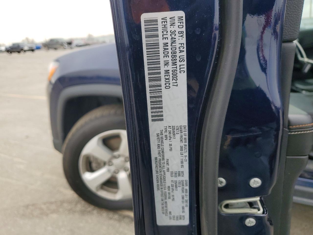 2021 JEEP COMPASS LATITUDE photo 13