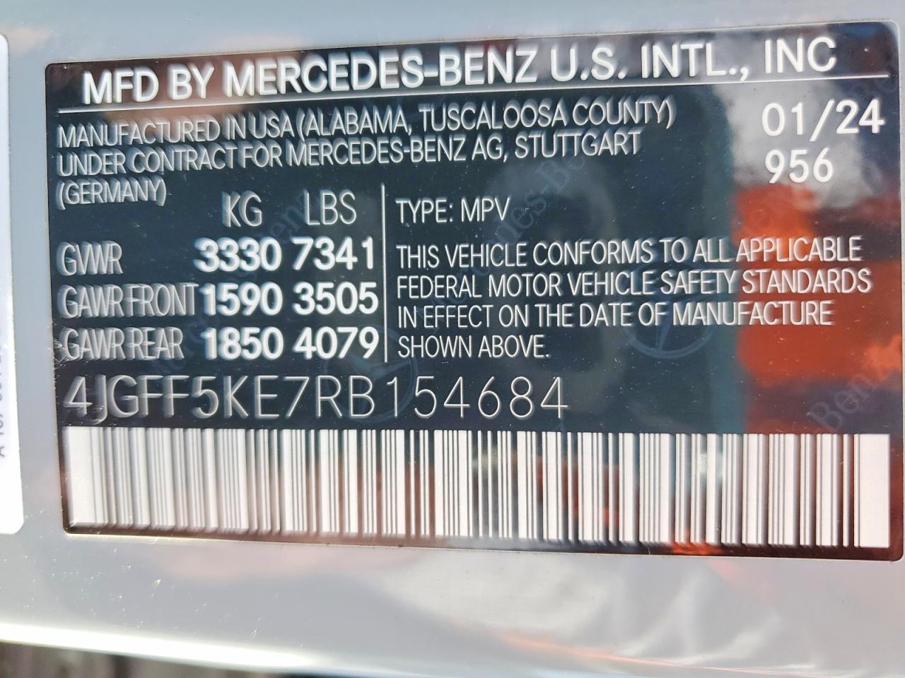 2024 MERCEDES-BENZ GLS 450 4MATIC photo 14