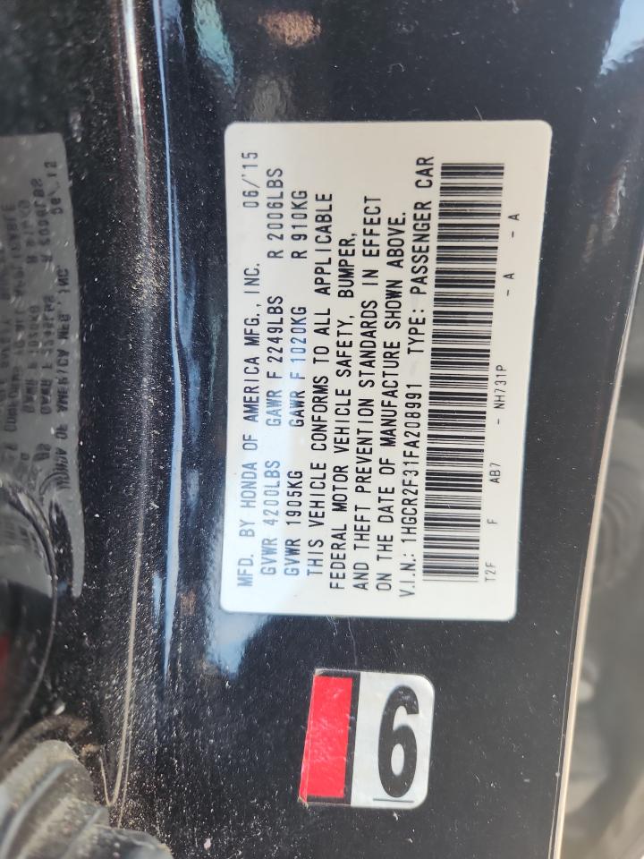 2015 HONDA ACCORD LX photo 34