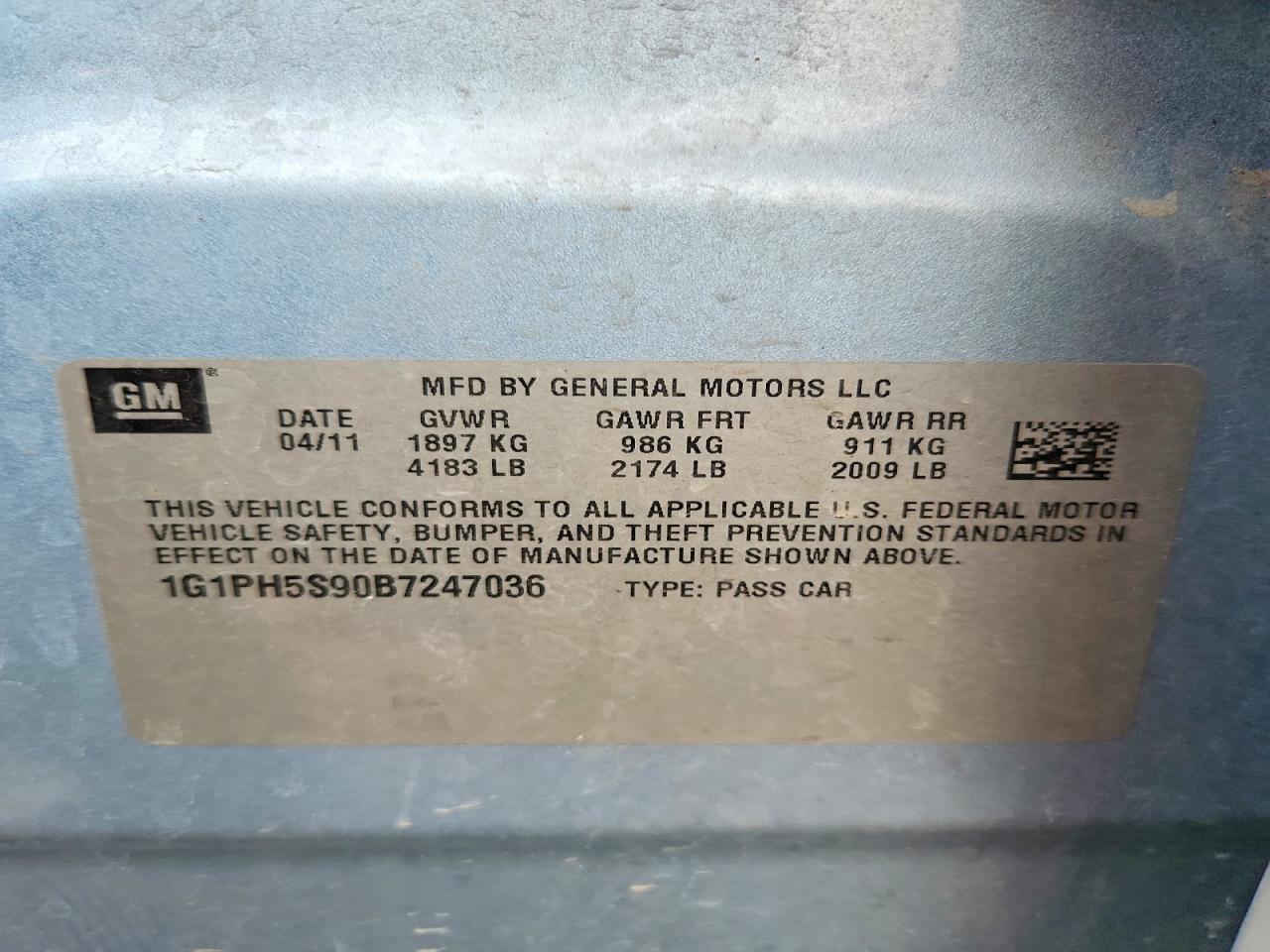 2011 CHEVROLET CRUZE LTZ photo 12