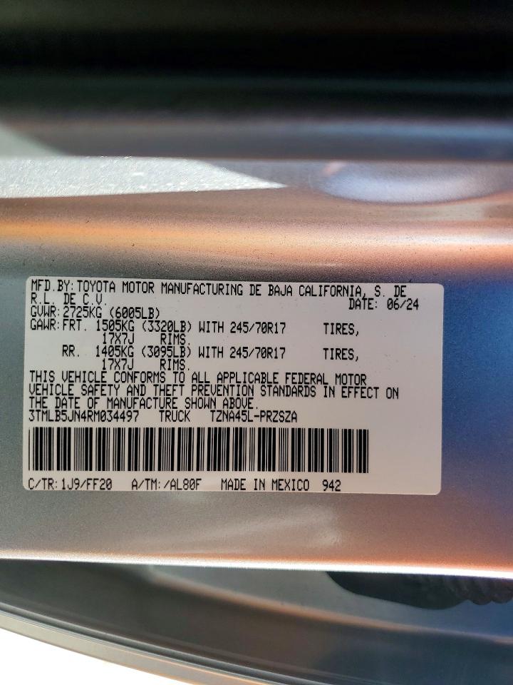 2024 TOYOTA TACOMA SR5 photo 34