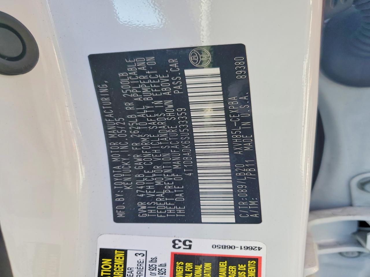2025 TOYOTA CAMRY XSE photo 25