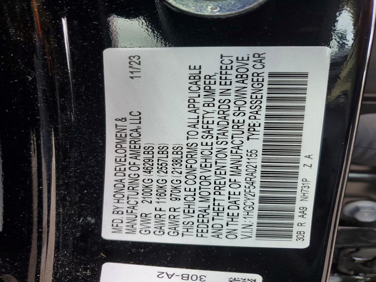2024 HONDA ACCORD HYBRID SPORT photo 12