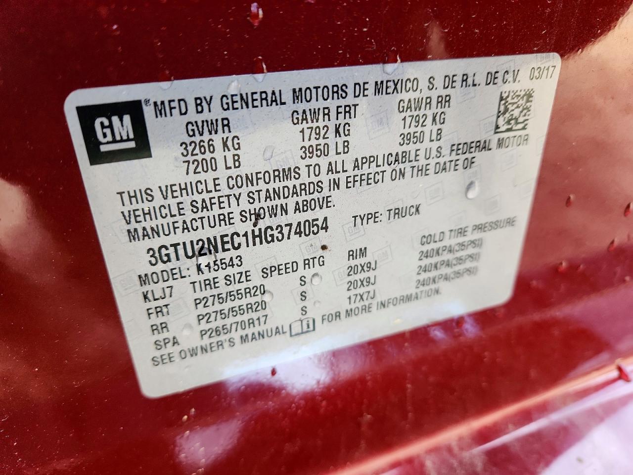 2017 GMC SIERRA K1500 SLT photo 23