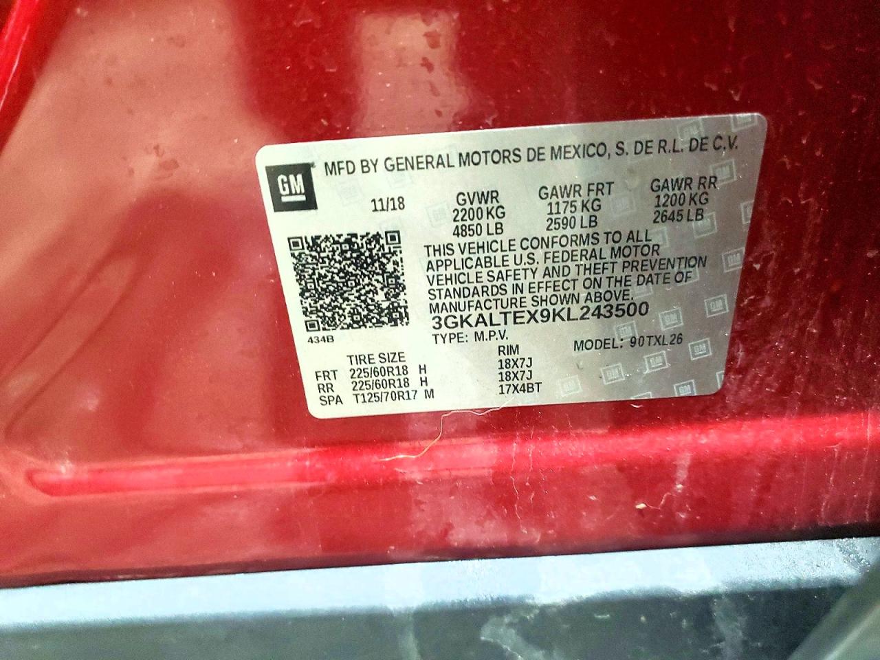 2019 GMC TERRAIN SLE photo 40