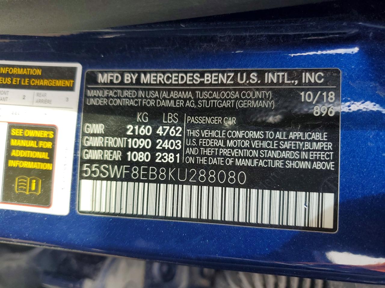 2019 MERCEDES-BENZ C 300 4MATIC photo 23