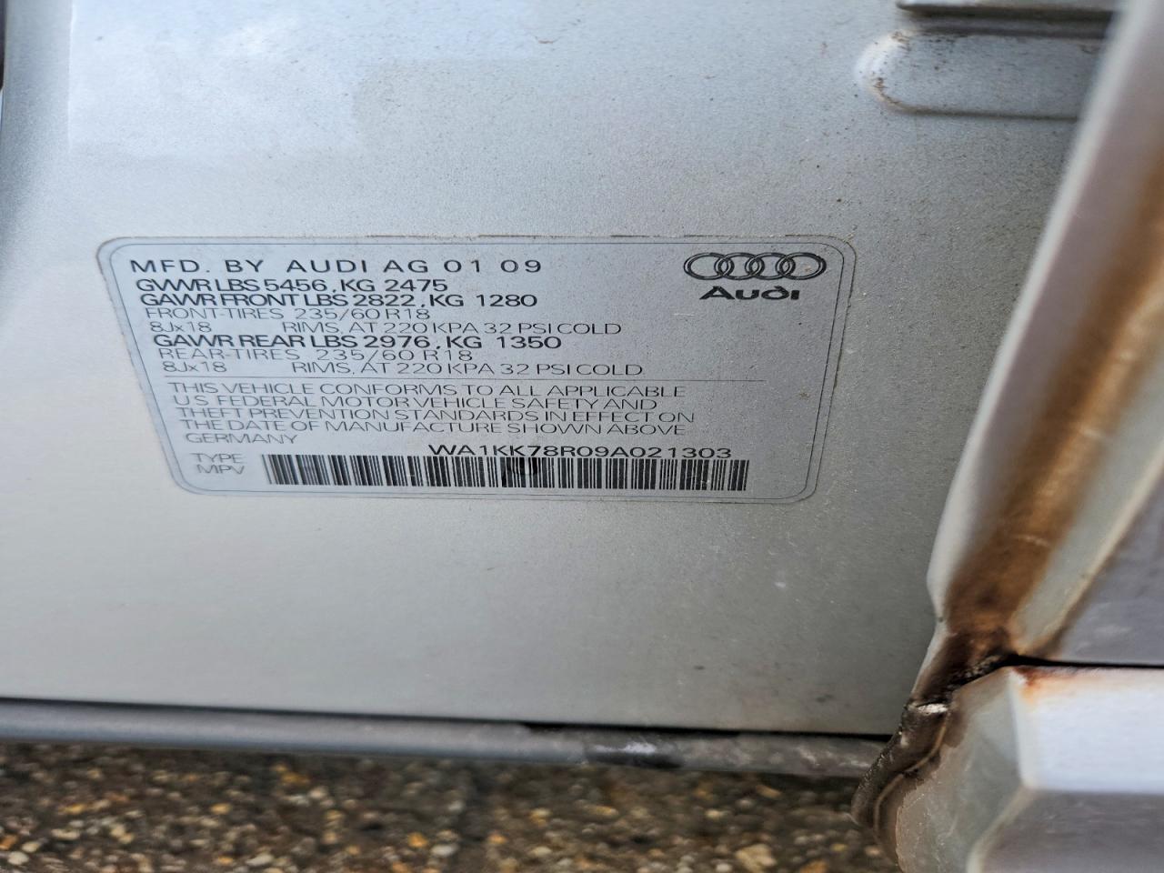 2009 AUDI Q5 3.2 photo 25