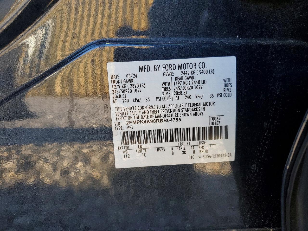 2024 FORD EDGE TITANIUM photo 13