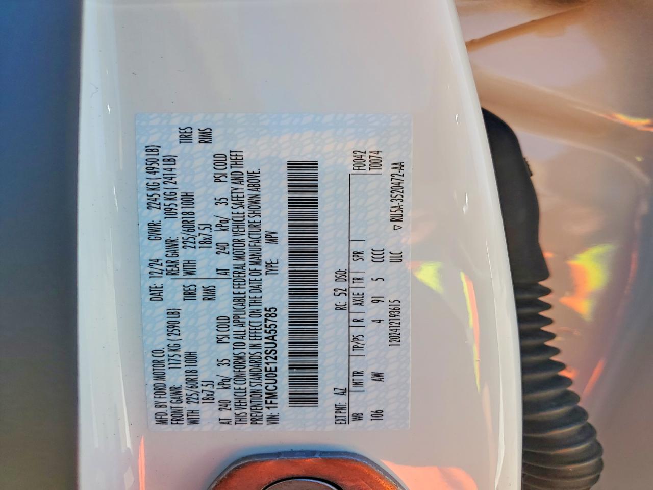 2025 FORD ESCAPE photo 23