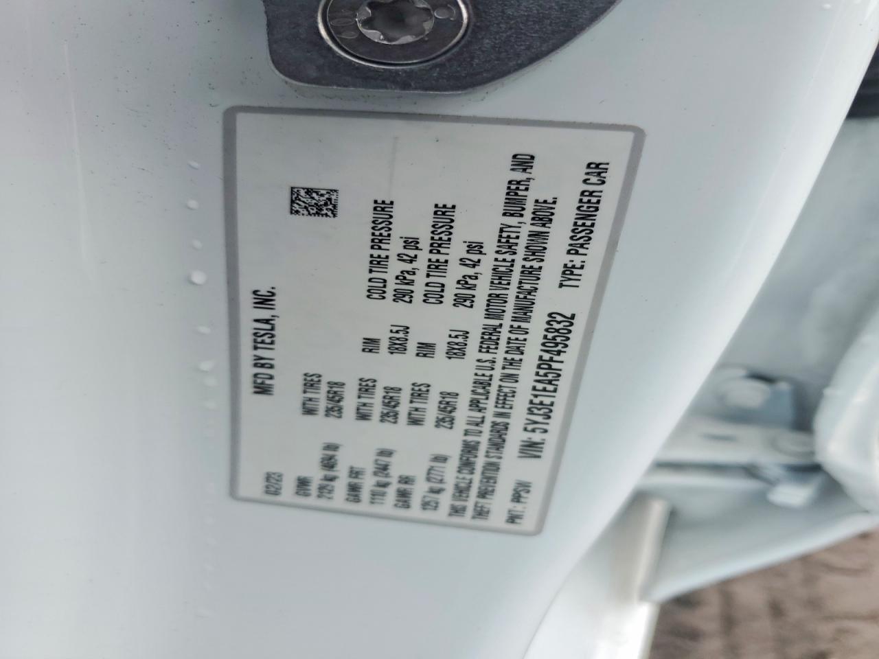 2023 TESLA MODEL 3 photo 23