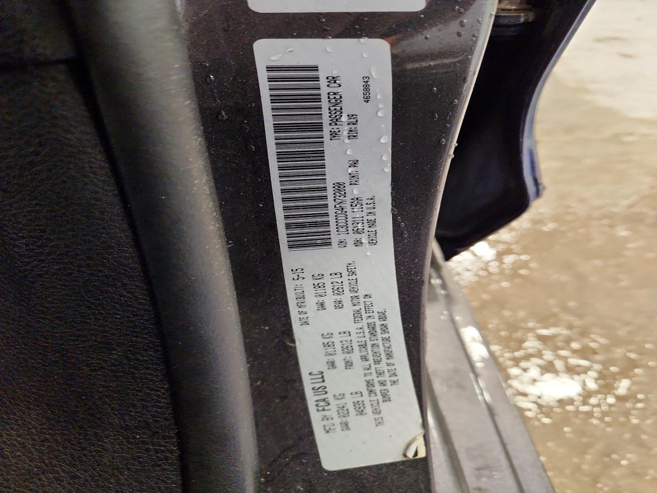 2015 CHRYSLER 200 S photo 12