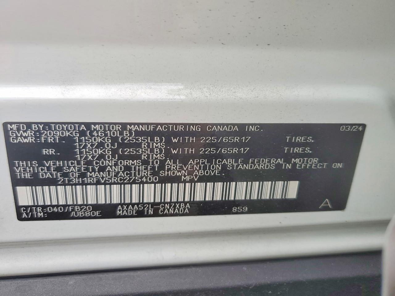 2024 TOYOTA RAV4 LE photo 25