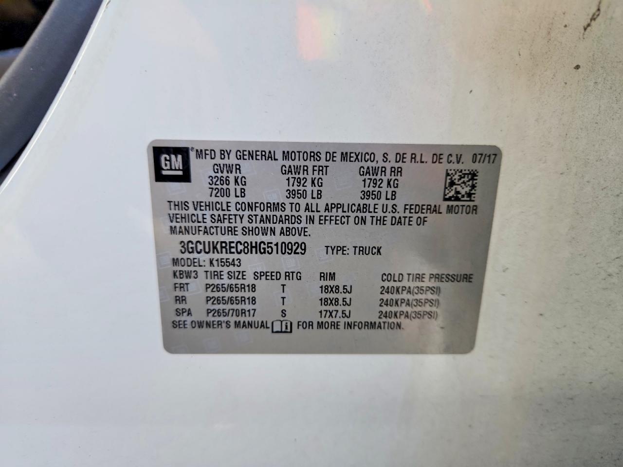2017 CHEVROLET SILVERADO K1500 LT photo 12