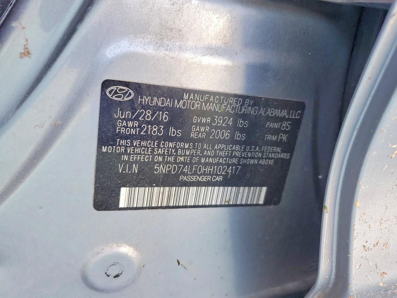2017 HYUNDAI ELANTRA SE photo 25