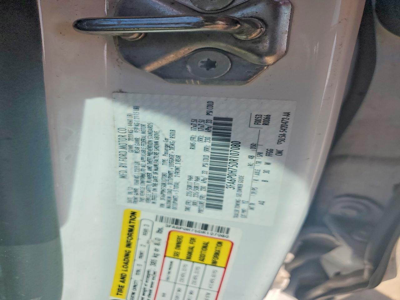 2013 FORD FUSION SE photo 34
