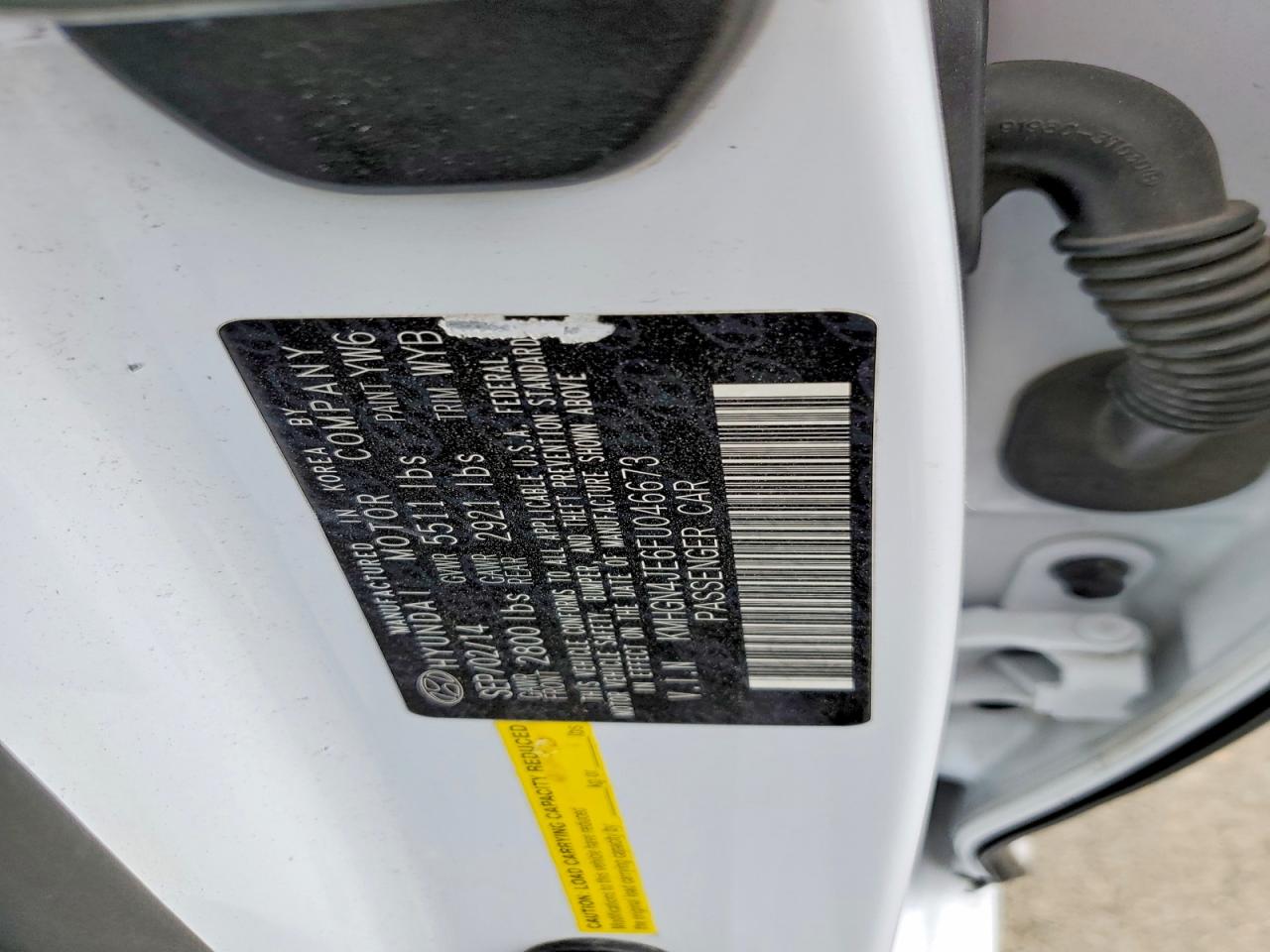 2015 HYUNDAI GENESIS 3.8L photo 12