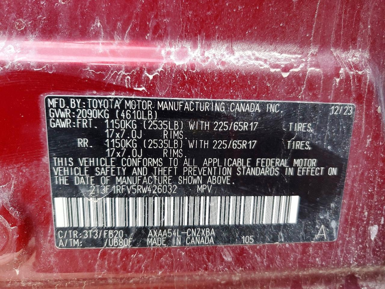 2024 TOYOTA RAV4 LE photo 27