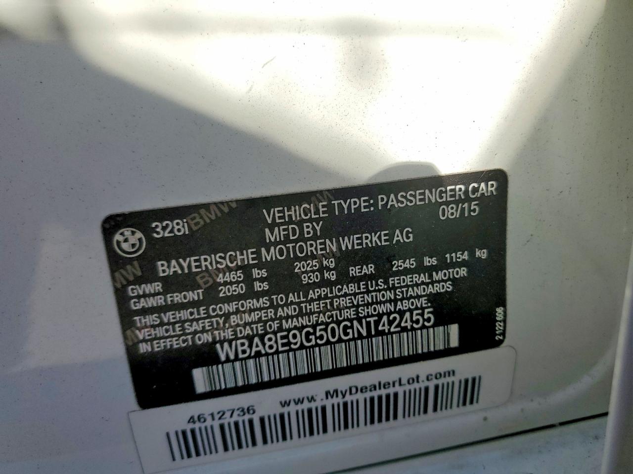 2016 BMW 328 I SULEV photo 23