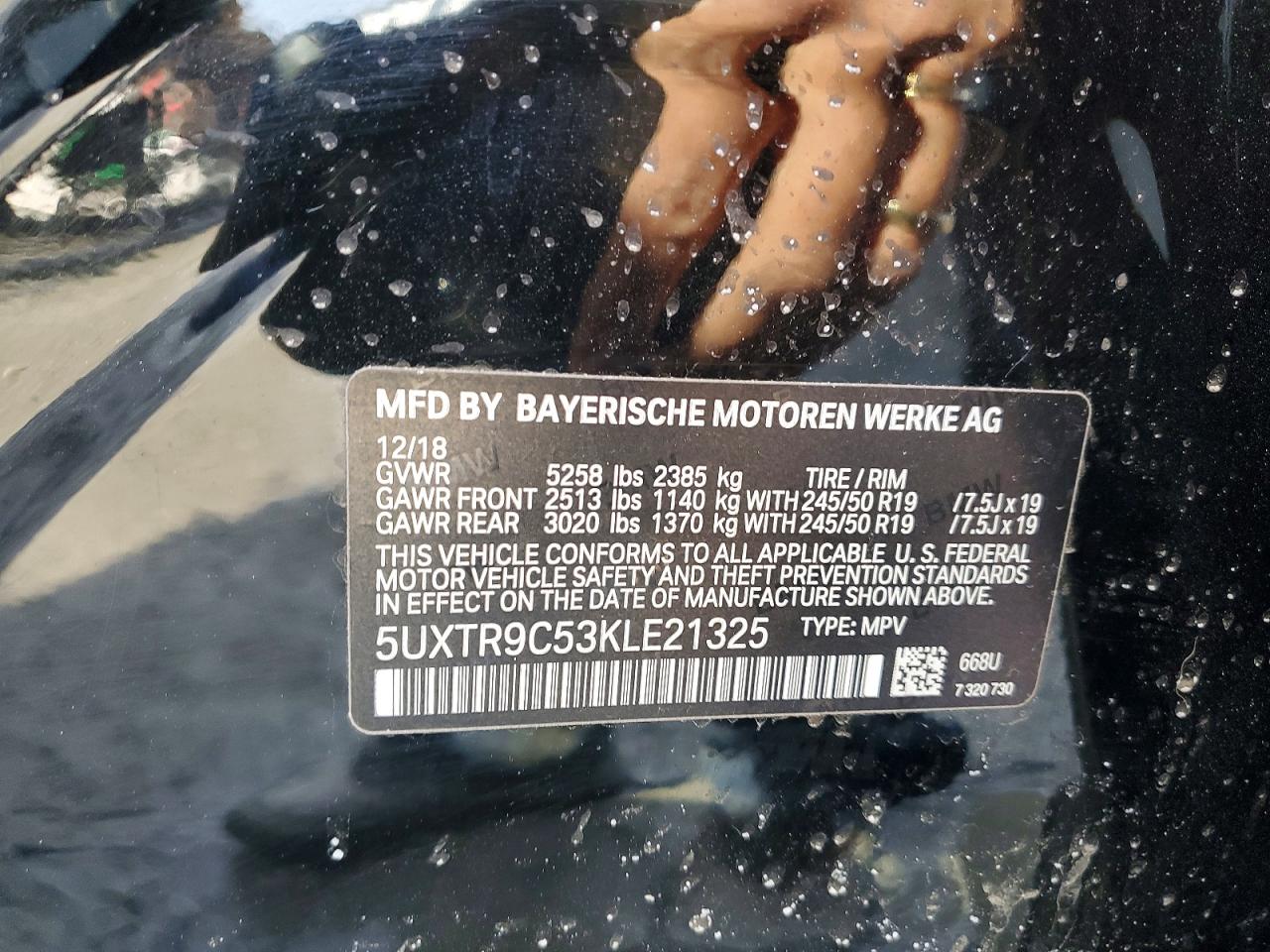 2019 BMW X3 XDRIVE30I photo 40