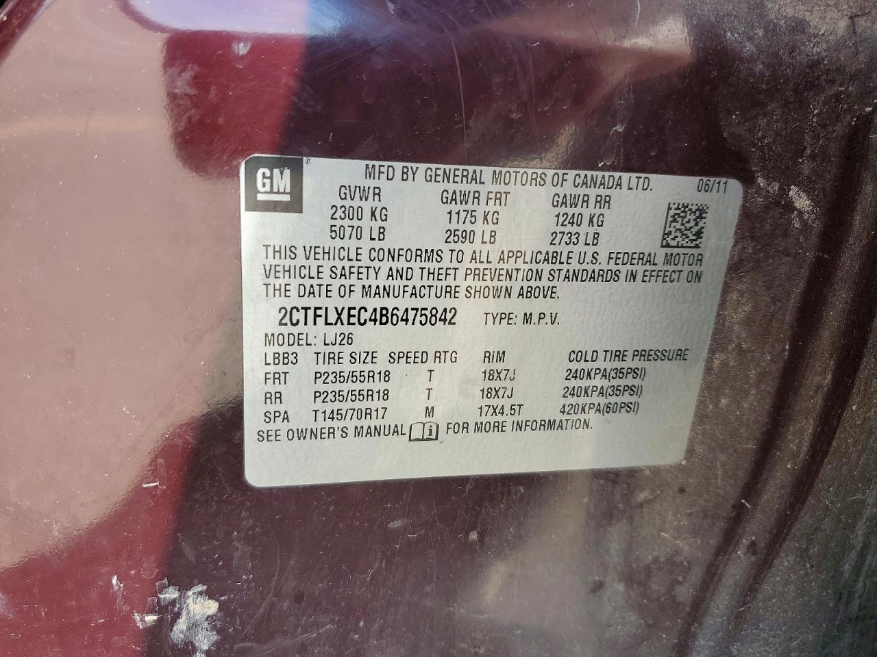 2011 GMC TERRAIN SLT photo 13