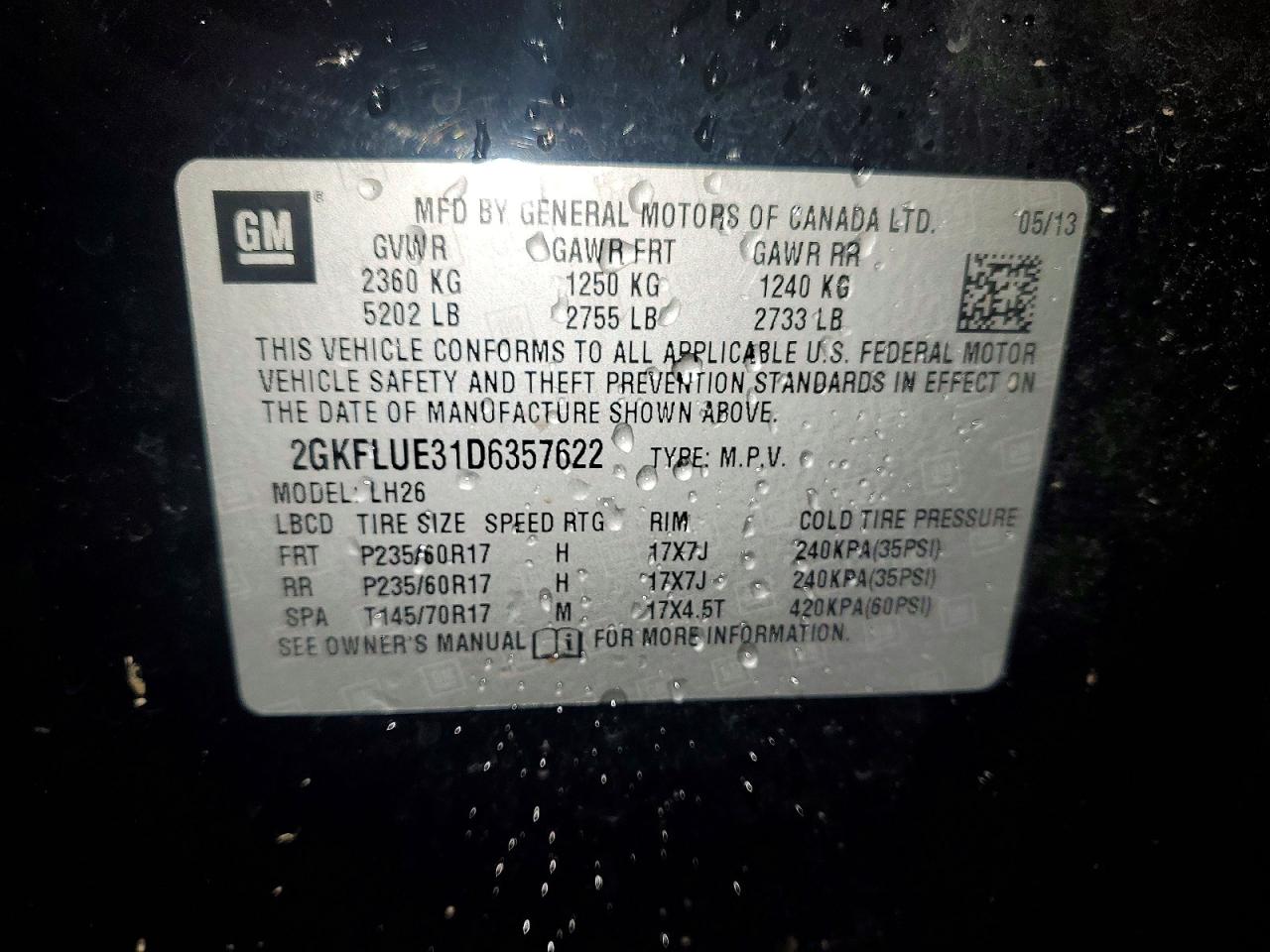 2013 GMC TERRAIN SLT photo 37