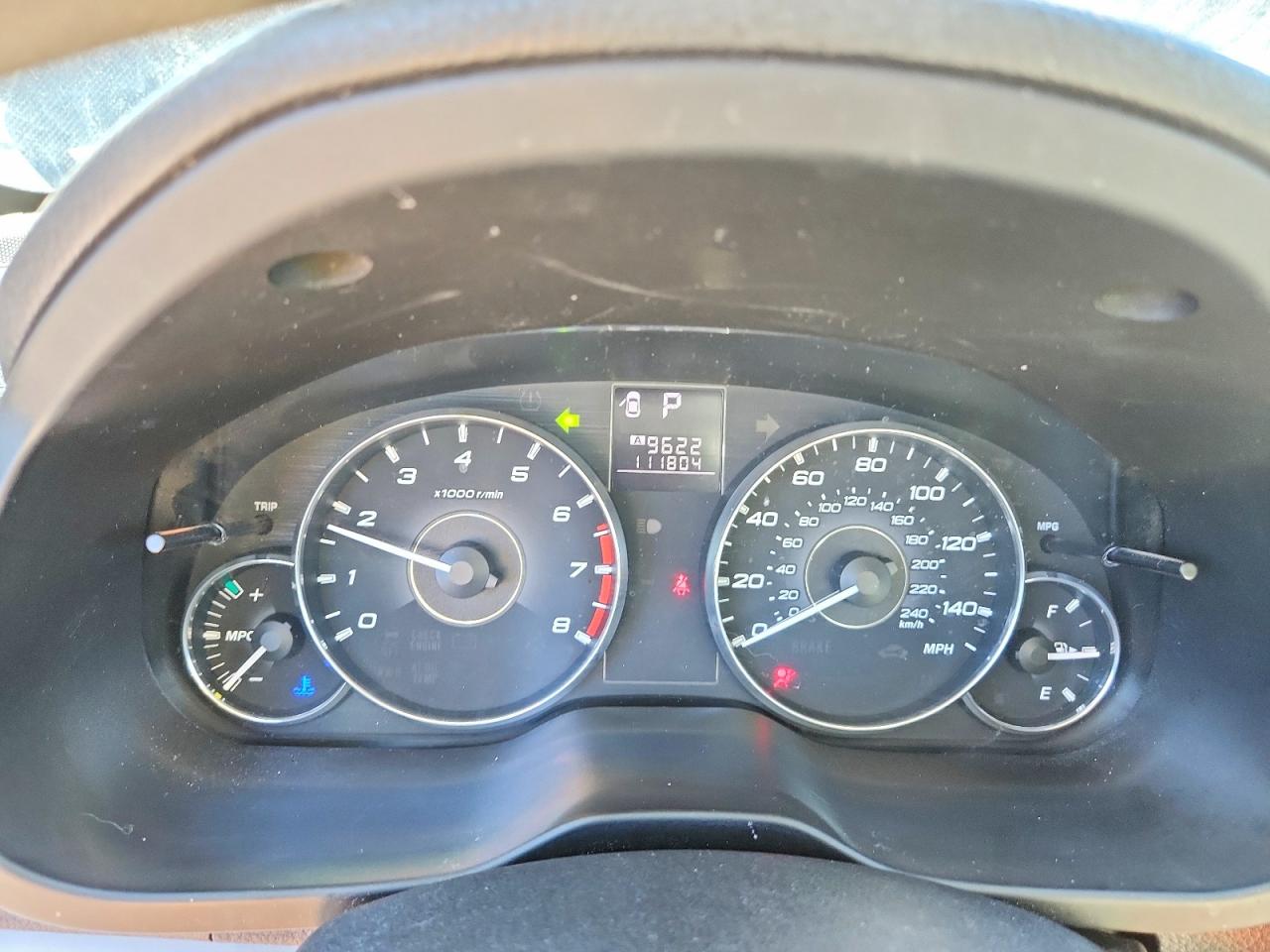 2012 SUBARU OUTBACK 2.5I photo 9