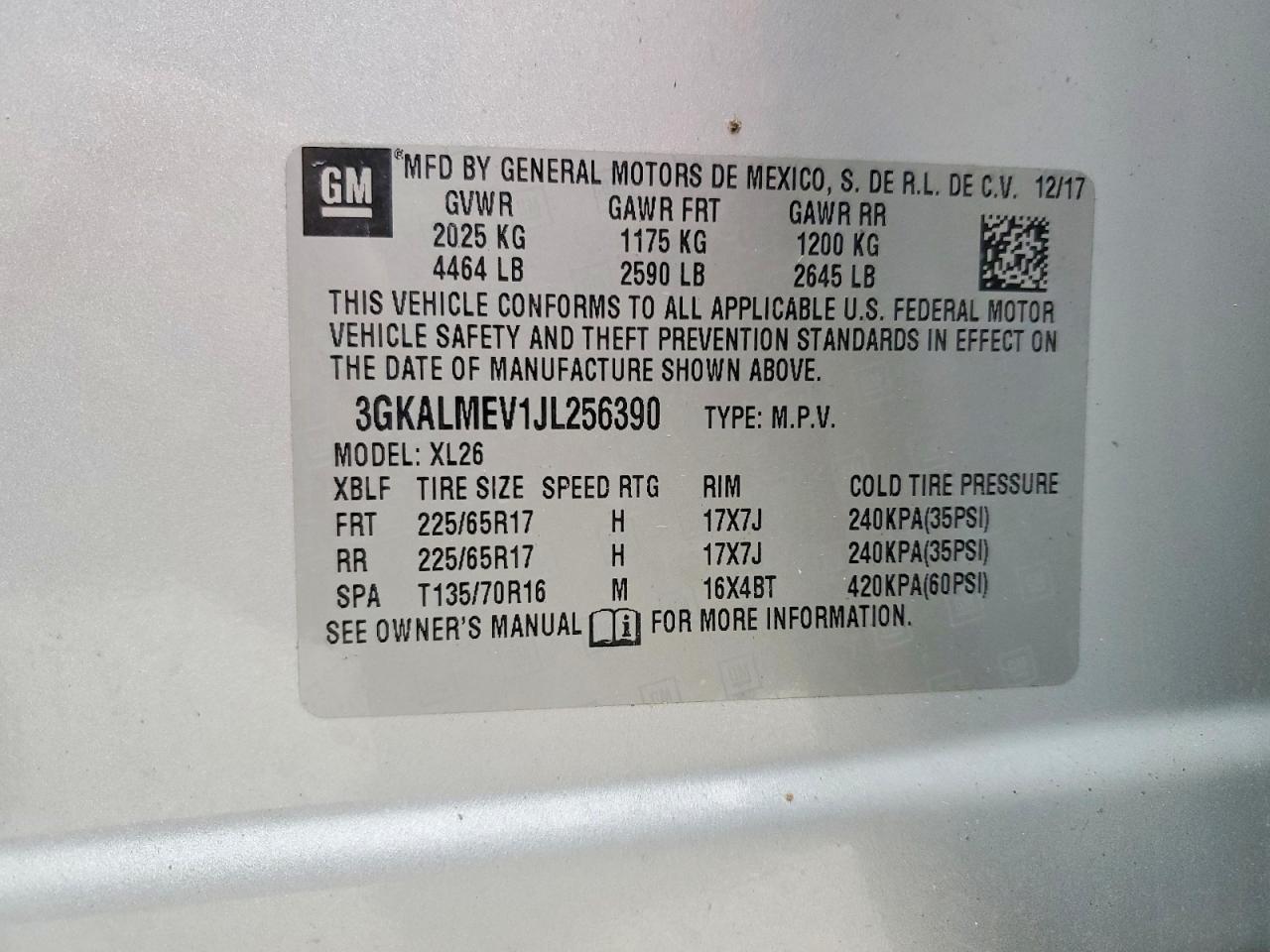 2018 GMC TERRAIN SLE photo 14