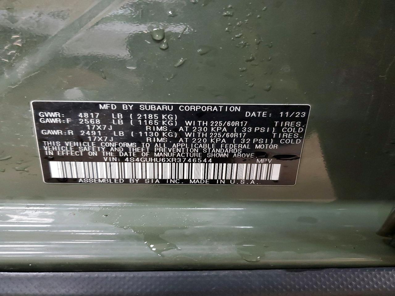 2024 SUBARU CROSSTREK WILDERNESS photo 27