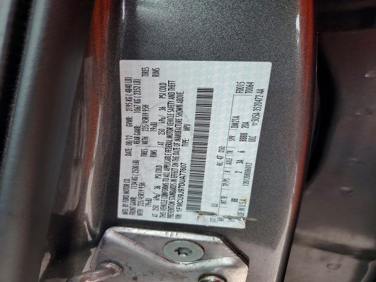 2013 FORD ESCAPE TITANIUM photo 13