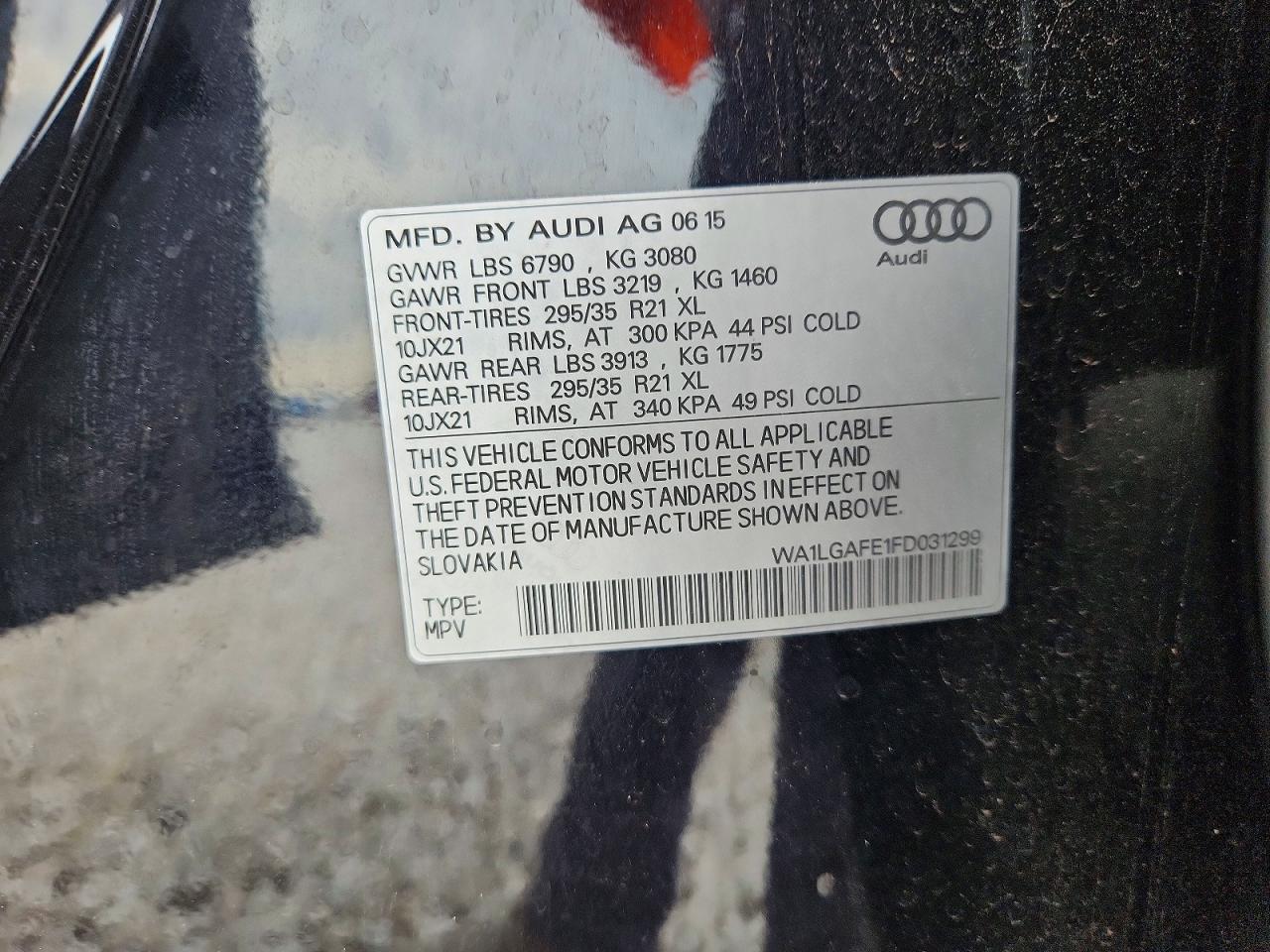 2015 AUDI Q7 photo 40