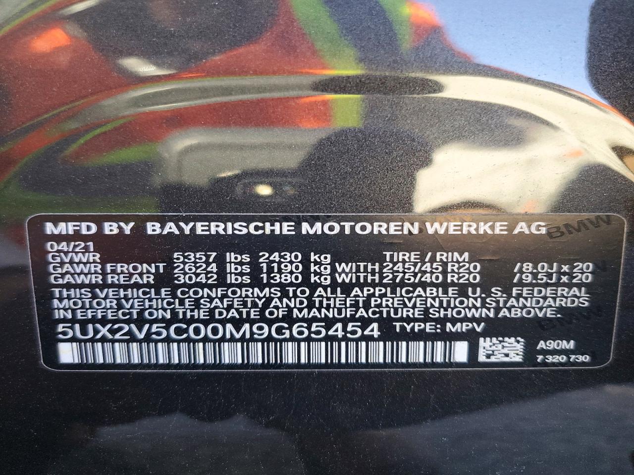 2021 BMW X4 XDRIVEM40I photo 12