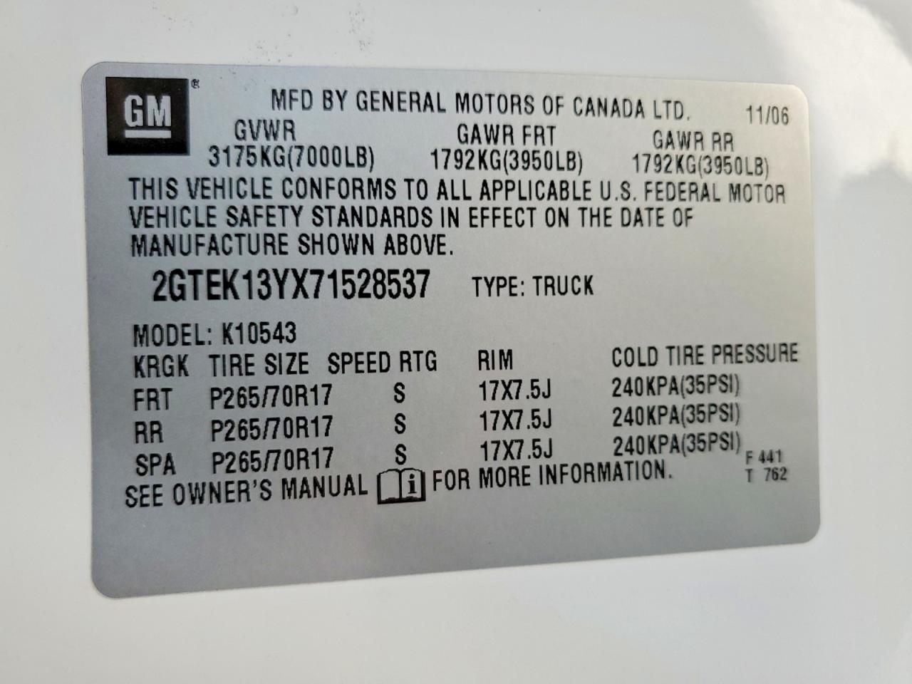 2007 GMC NEW SIERRA K1500 photo 12