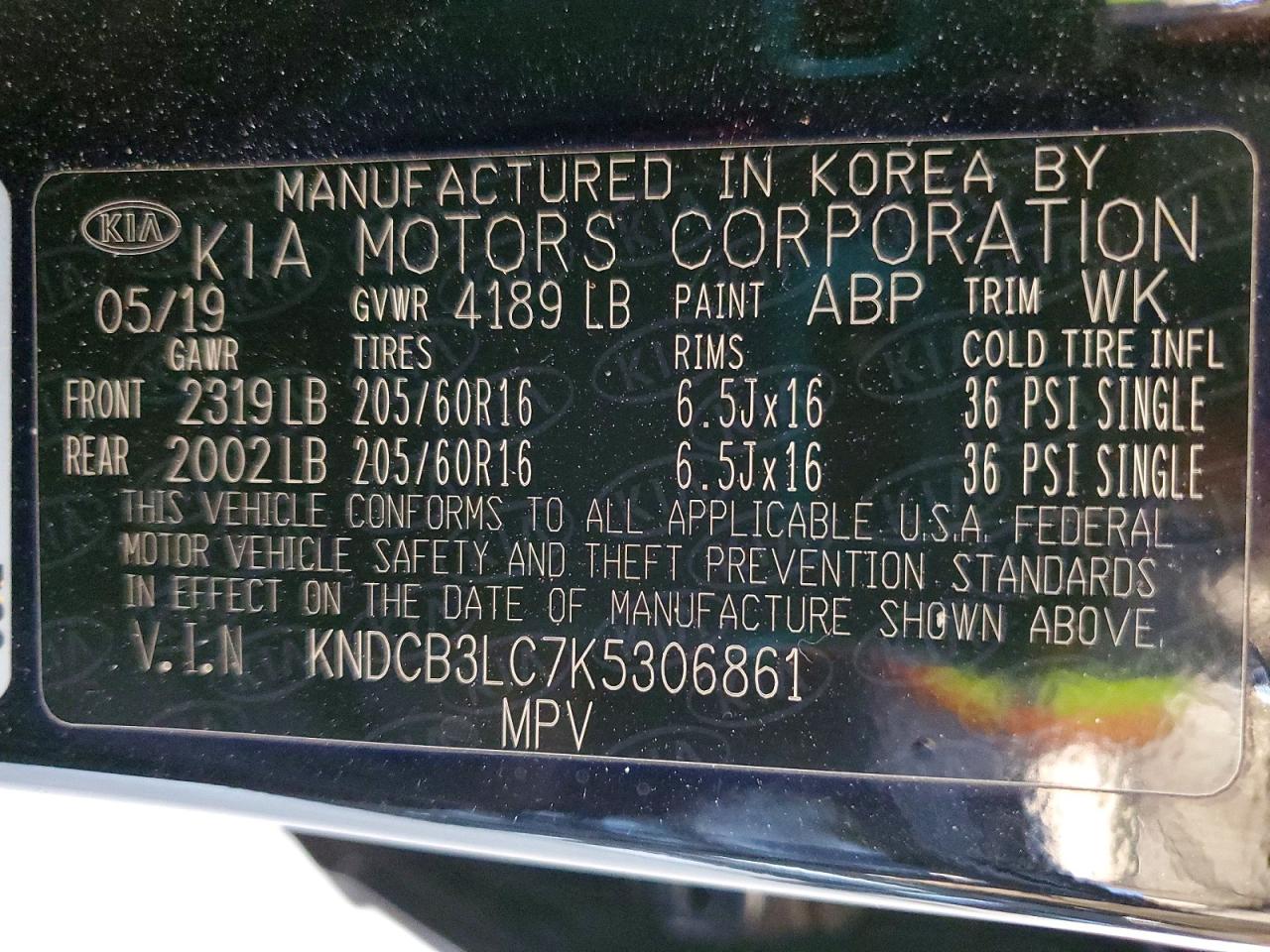 2019 KIA NIRO LX photo 13