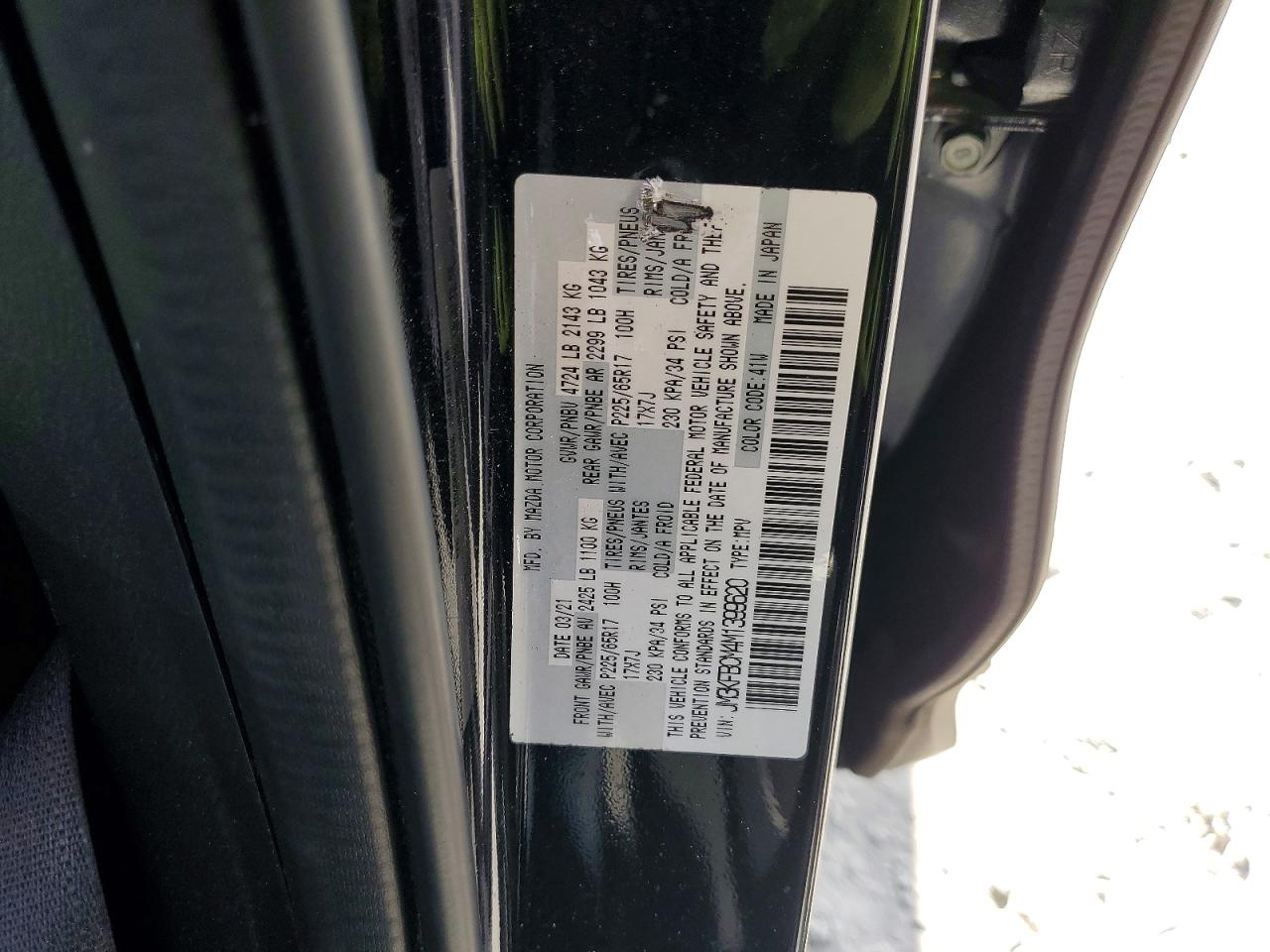 2021 MAZDA CX-5 TOURING photo 25