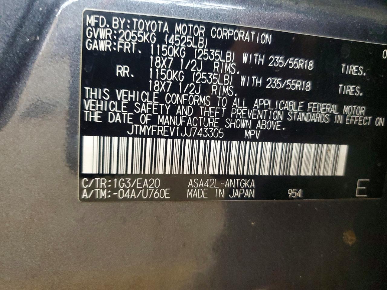 2018 TOYOTA RAV4 LIMITED photo 23